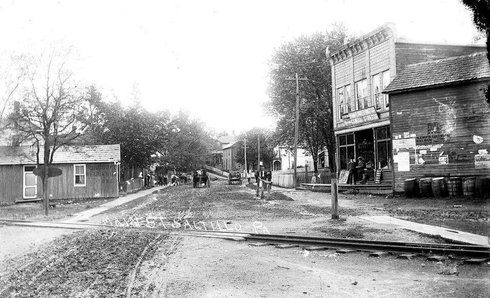 Early View of Main Street Saltillo